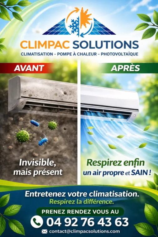 Entretenez votre climatisation, respirez la différence., Manosque, Forcalquier et alentours, CLIMPAC SOLUTIONS